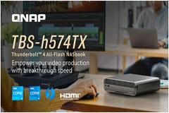 QNAP Ƴ Thunderbolt 4 ȫW NASbook֧ M2 SSD βӰߵČٹC