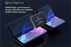 Synaptics推出專為可折疊OLED顯示屏設計的新一代觸摸控制器